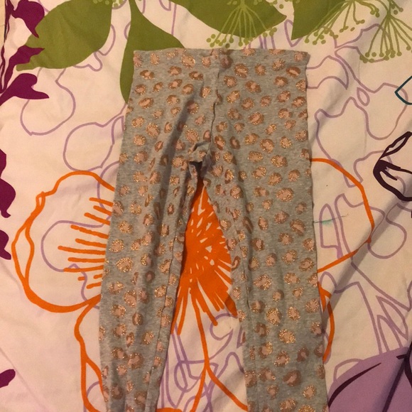 Grey leopard print leggings - Picture 1 of 1